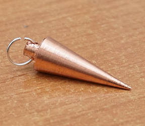 Маятник для біолокації мідний Конус