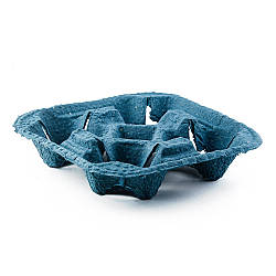 Підставка (холдер) для стакану на 4 секції БІРЮЗОВА 1шт (100шт/уп)