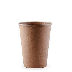 Стакан паперовий одношаровий КРАФТ 420мл (LC)(КР-88)(50шт/уп)(1500ящ)