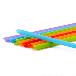 Трубочка СМУЗІ МІКС d9мм довжина 21см (100шт/уп)