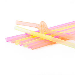 Трубочка ФРЕШ АРТІСТІК(довга гофра) МІКС d8мм довжина 26см (50шт/уп)