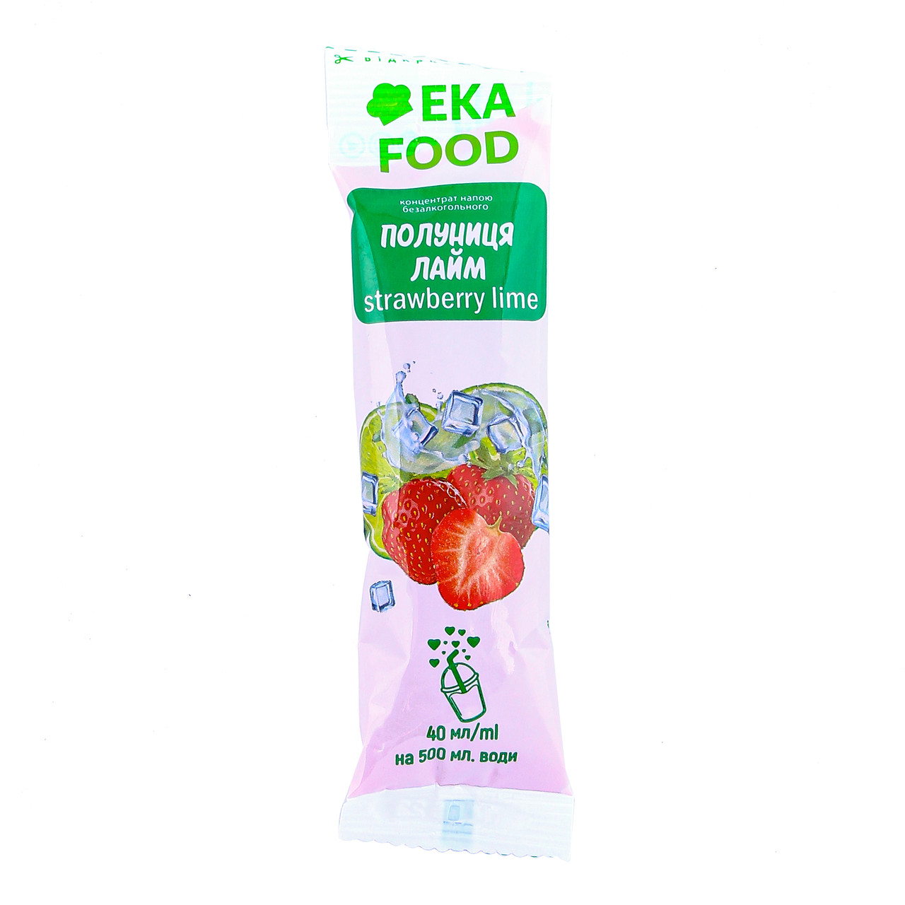 Концентрат напою EKA Food "ПОЛУНІЦЯ-ЛАйм" 40 мл (10 шт./пач.)