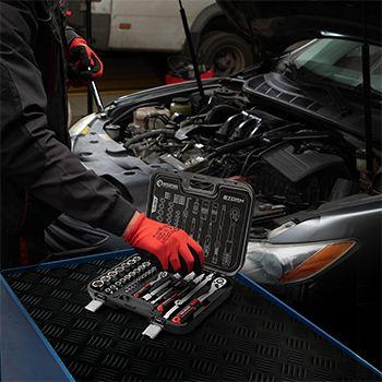 Набір інструментів Сг-V STORM INTERTOOL ET-8073 Набір інструментів Сг-V STORM INTERTOOL ET-8073