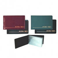 Візитниця для 24 візиток, вініл 0304-0002 синя