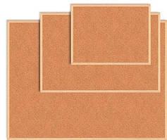 Дошка коркова Buromax 45х60см дерев'яна рамка BM.0013