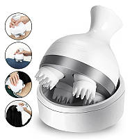 Масажер для шкіри голови/волос електричний на акумуляторі A Scalp Massager білий (GS-113749)