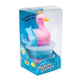 Набір для творчості "Мильна вечірка-лебідь" Strateg 32108ST 2 маси та іграшка, Toyman