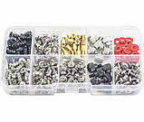 Набір гвинтів для збірки ПК (228 шт.) • Повна комплектація • Антикорозійні кріплення • Зручний кейс, фото 2