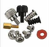 Набір гвинтів для збірки ПК (228 шт.) • Повна комплектація • Антикорозійні кріплення • Зручний кейс, фото 6