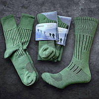 Трекінгові чоловічі шкарпетки з термозонами Хакі премуім, Крокус, 40-46 р, 3 пар