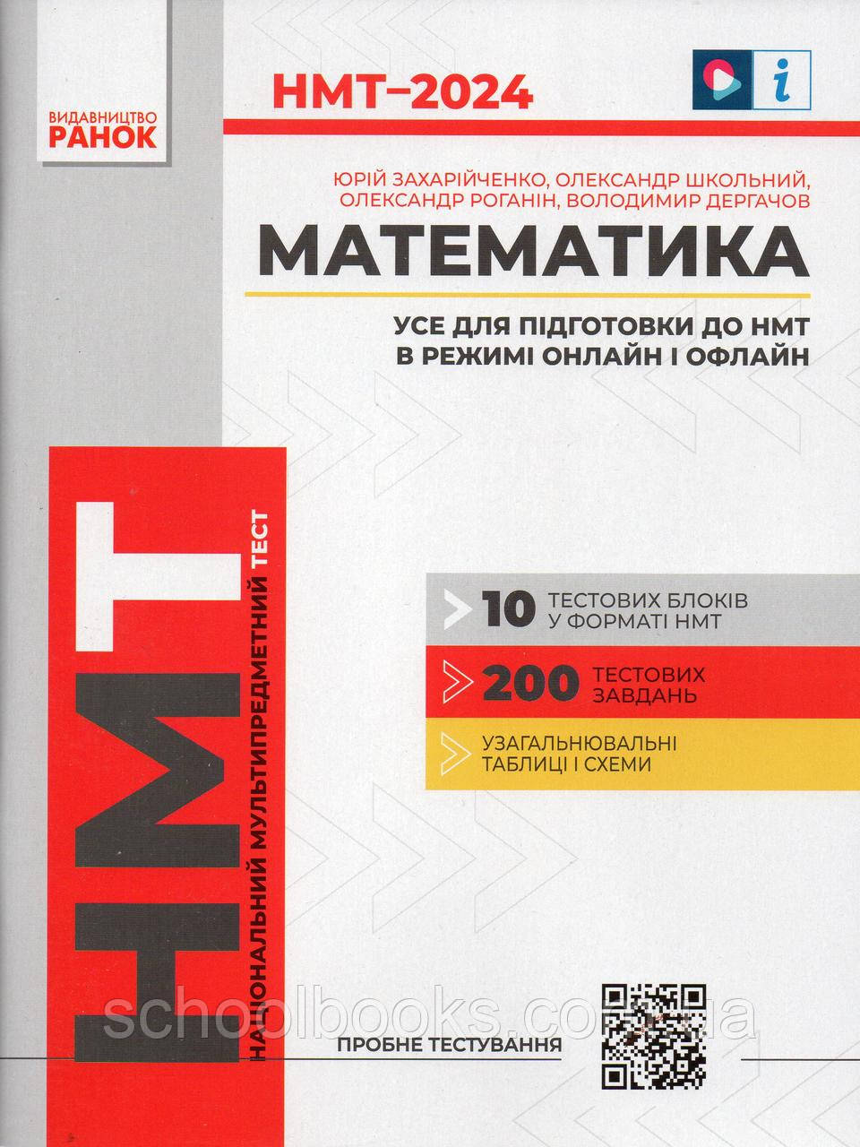 НМТ 2024 Математика. Усе для підготовки до НМТ в режимі онлайн і офлайн