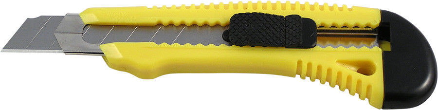 Ніж трафаретний 18 мм., жовтий Delta by Axent, D6622-02
