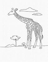 Набір для творчості, малювання картин 20Х30 см. Жираф