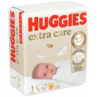 Подгузники Huggies Extra Care Размер 1 (2-5 кг) 22 шт (5029053583235) - Вища Якість та Гарантія!