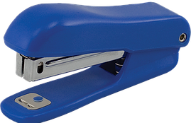 Степлер BUROMAX, 10л., Синій, JOBMAX, пластиковий корпус (BM.4102-02)