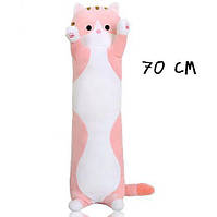 Плюшевый кот-обнимашка Батон, розовый [tsi212468-TCI]