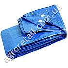 Тент універсальний тарпауліновий 24 кв.м синій 45 щільність 4х6 м Agreen, фото 3