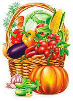 Фігурний плакат: Овочі