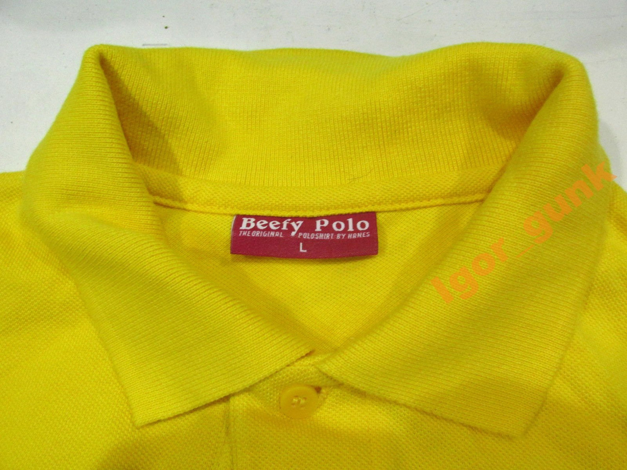 Футболка BEEFY POLO, L, COTTON, КАК НОВАЯ! - фото 5 - id-p360321937