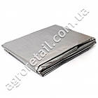 Тент універсальний тарпауліновий 12 кв.м сріблястий 70 щільність 3х4 м Agreen, фото 2