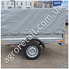 Тент універсальний тарпауліновий 12 кв.м сріблястий 70 щільність 3х4 м Agreen, фото 4