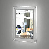 Кристал Лайт А3 377х500 мм, crystalight, надтонка світлова панель на дистанційних тримачах ACRY