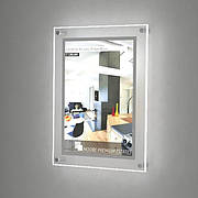 Кристалайт А3 crystalight, надтонка світлова панель настінна, для постера А3 297х420 мм, ACRY