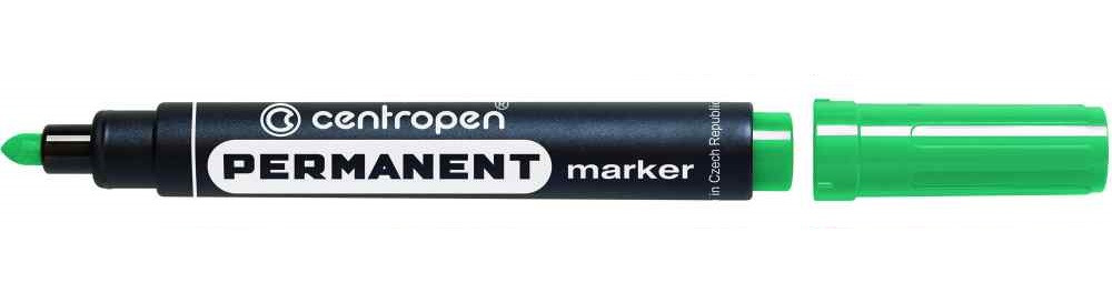 Маркер Permanent 2,5 мм круглий зелений CENTROPEN (8566/04)
