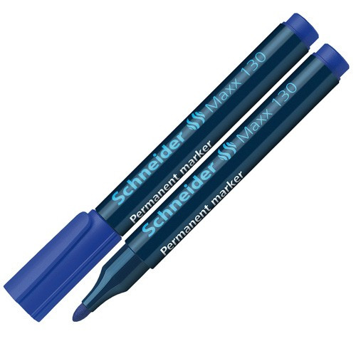 Маркер перманентний SCHNEIDER MAXX 130, 1-3 мм, синій (S113003)