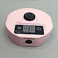 Фрезер для манікюру та педикюру акумуляторний ZS-226, 15 Вт, 35 000 об/хв, Рожевий, фото 5