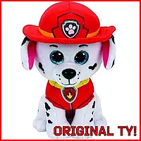 ОРИГИНАЛ TY Мягкая игрушка собачка Собачий Щенячий патруль мягкие игрушки собачка Маршал Paw patrol 15см