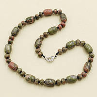 Буси Яшма Унакит 14х10 мм 46 см