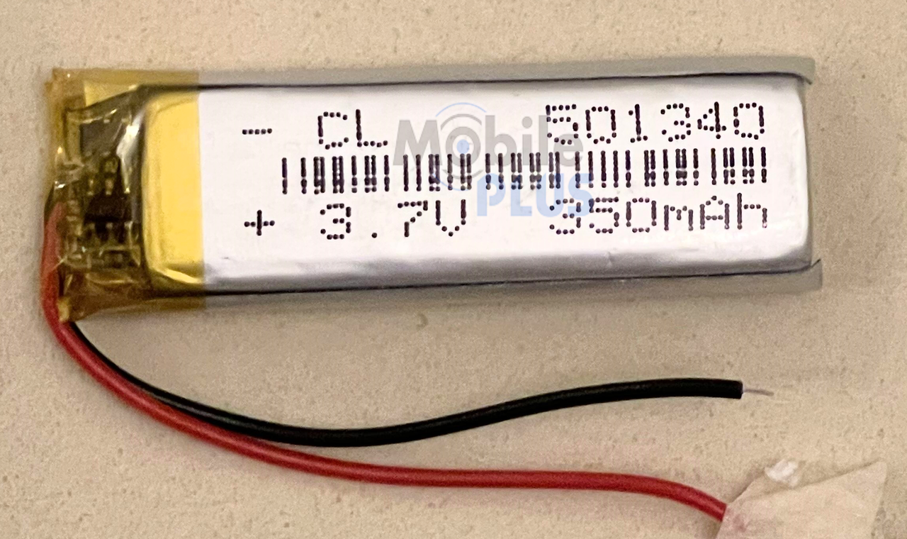 Акумулятор з контролером універсальний 40*13*5 mm (Li-ion, 3.7V, 501340, 300mAh)