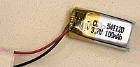 Акумулятор з контролером універсальний 20*11*5.4mm (Li-ion, 3.7V, 541120, 100mAh)