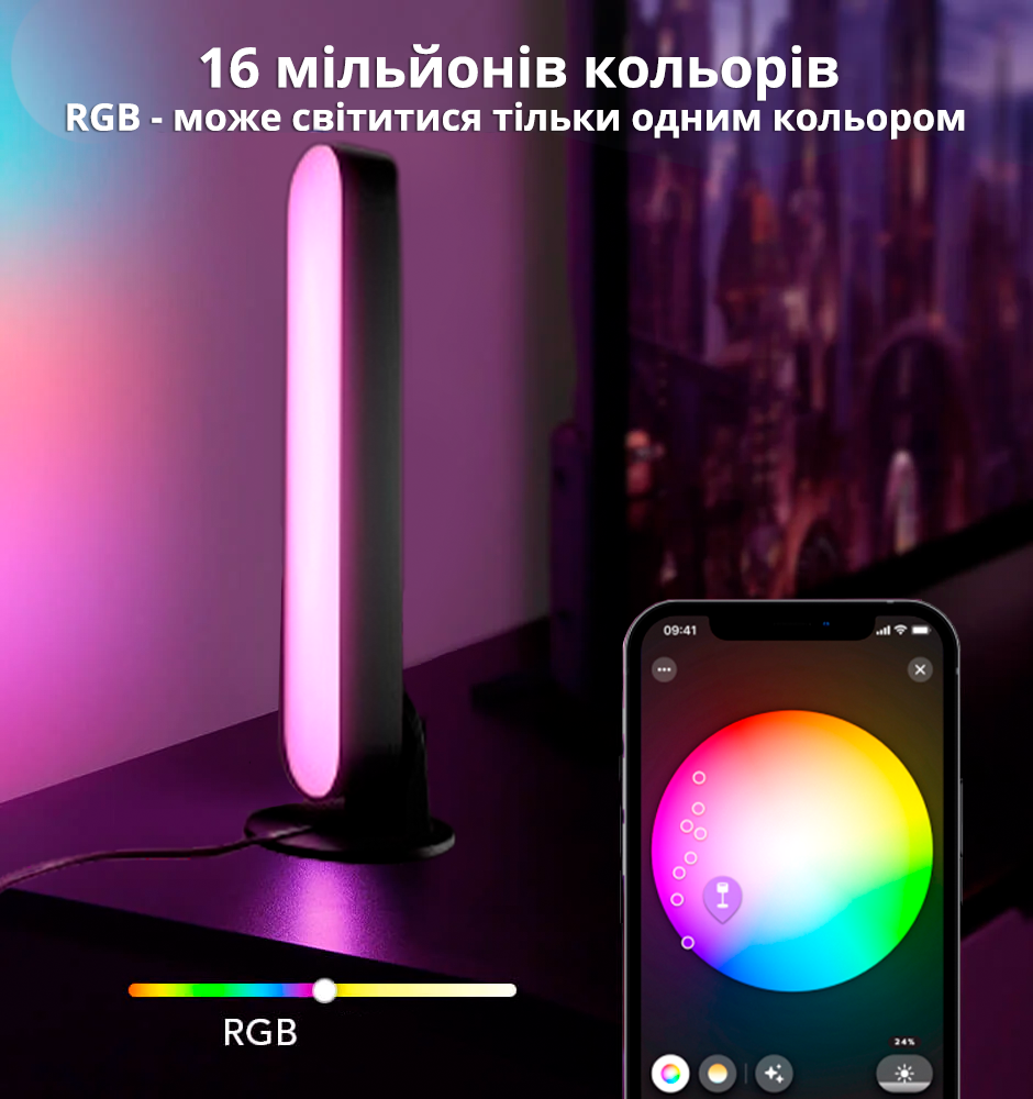 Світлодіодні панелі Philips Hue Play White and Color Ambiance +