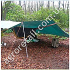 Тент універсальний тарпауліновий 12 кв.м темно-зелений 80 щільність 3х4 м Agreen, фото 5