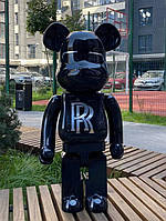 Статуэтка Bearbrick 70 см Дизайнерская игрушка Беарбрик ROLLS ROYCE Фигурка для интерьера медведь Беарбик