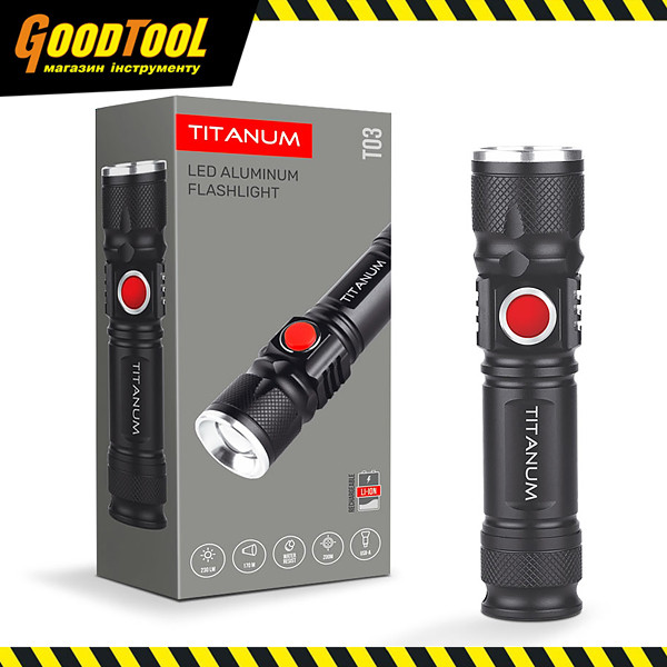 Портативний світлодіодний ліхтарик TITANUM TLF-T03 230Lm 6500K