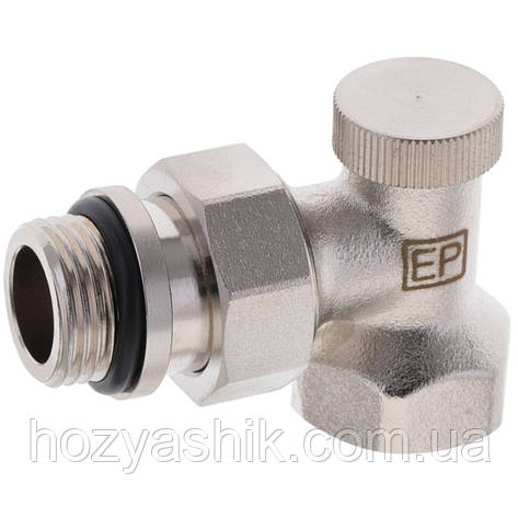 Кран балансувальний 1/2x1/2 кутовий, "антипротікання" EUROPRODUCT", фото 3