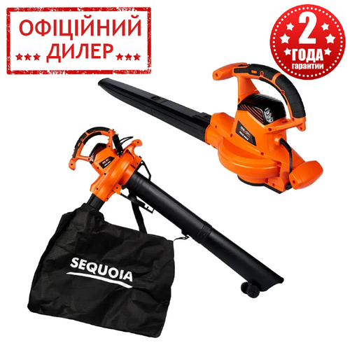 Садовый пылесос электрический SEQUOIA SEVB3036 (3000 Вт, 360 км/ч, 780 ...