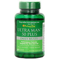 Витаминно-минеральный комплекс для мужчин Puritan's Pride Ultra Vita Man 50 Plus 60 Caplets