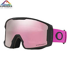 Гірськолижна маска Oakley Line Miner M (XM) Ultra Purple Лінза Prizm Hi Pink + кейс