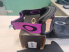 Гірськолижна маска Oakley Line Miner M (XM) Ultra Purple Лінза Prizm Hi Pink + кейс, фото 4