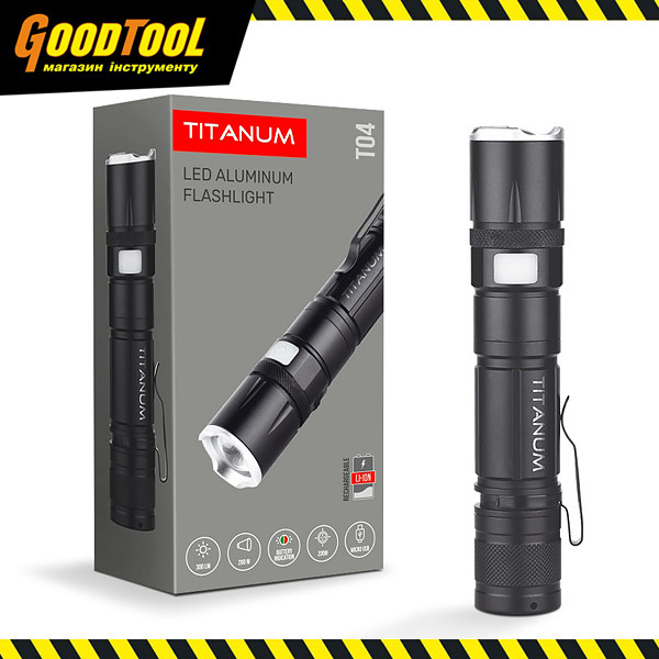 Портативний світлодіодний ліхтарик TITANUM TLF-T04 300Lm 6500K