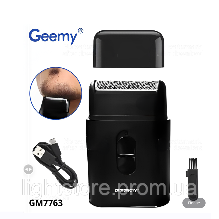 Geemy Mini аккумуляторная бритва для волос на лице geemy GM7763 (GM7763) - фото 1 - id-p2023127867