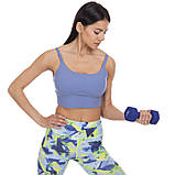 Гантель для фітнесу  Веселка  1шт 2,5кг кольори в асортименті, фото 5