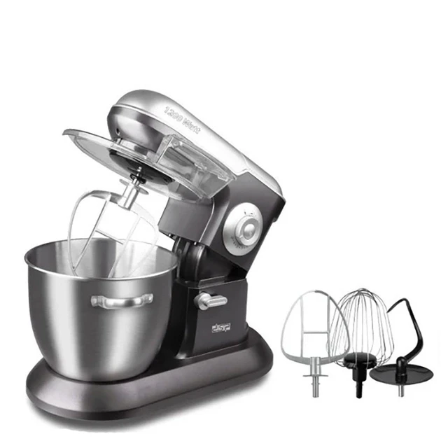 Тестомес DSP планетарний міксер 3 в 1 KM-3025 6,5 л 1200W, фото 1