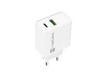 Natec Ribera 20W USB-A USB-C White, фото 3