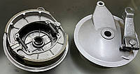 Крышка заднего тормозного барабана с колодками MINSK-125 SONIC на 18 колесо под резинки