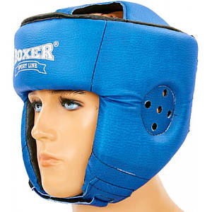 Шолом карате BOXER М шкірвініл синій